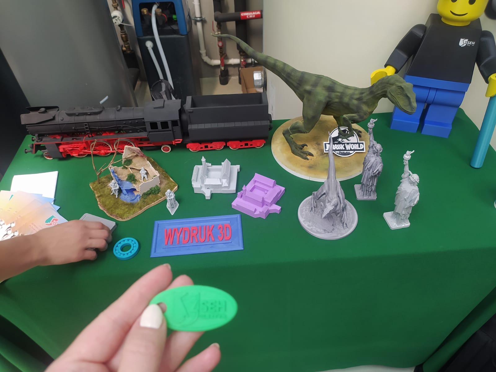 Stoisko z drukarką 3D dla uczniów
