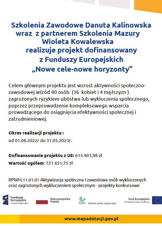 projekt nowe cele - nowe horyzonty