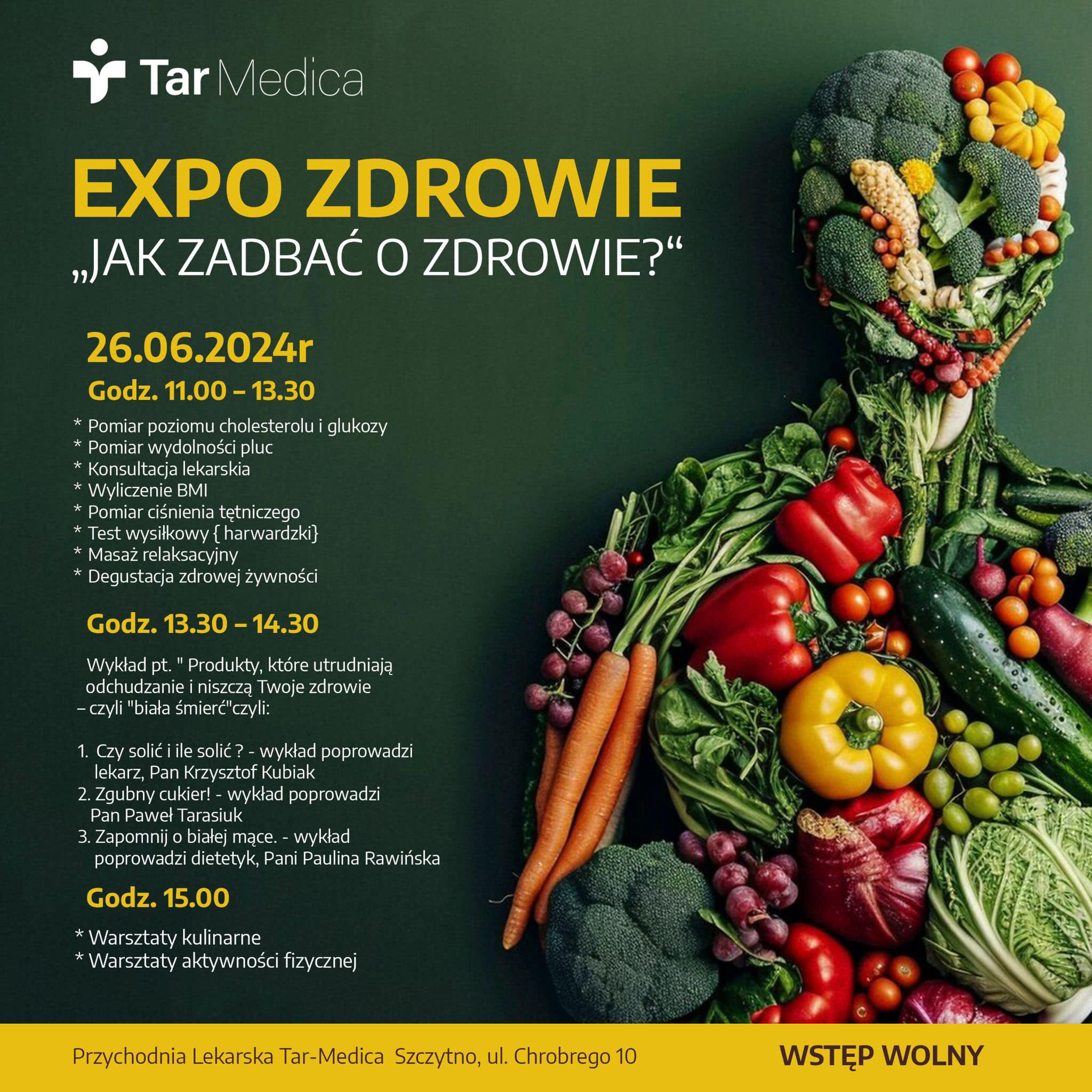 plakat promujące spotkanie pt. expo zdrowie