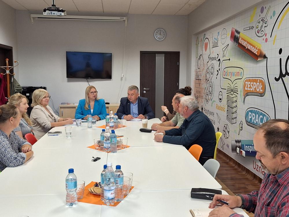 Uczestnicy podczas narady